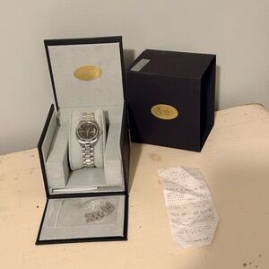 Elegant Silver Women's Watch